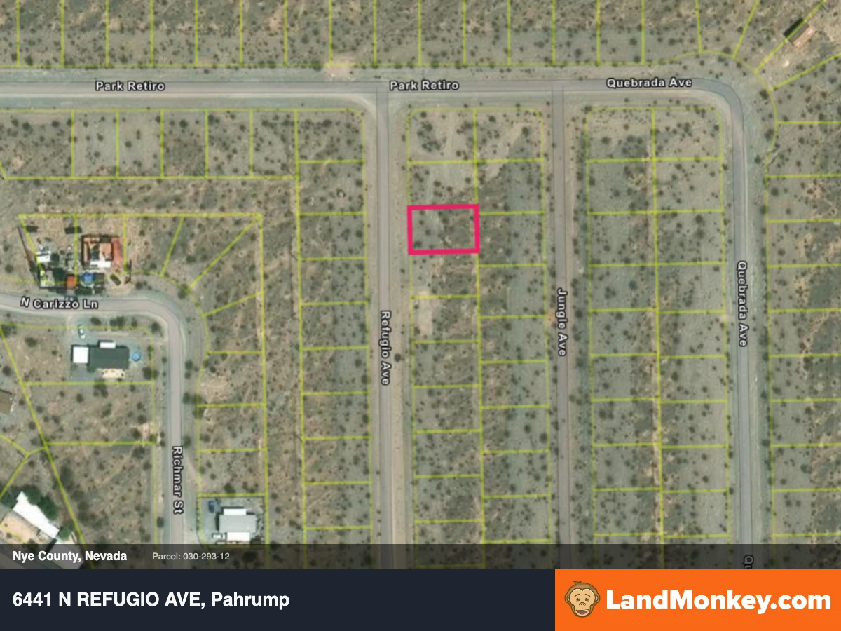 5K+ square foot Pahrump Lot - Power Nearby on North Refugio Ave - Come look!