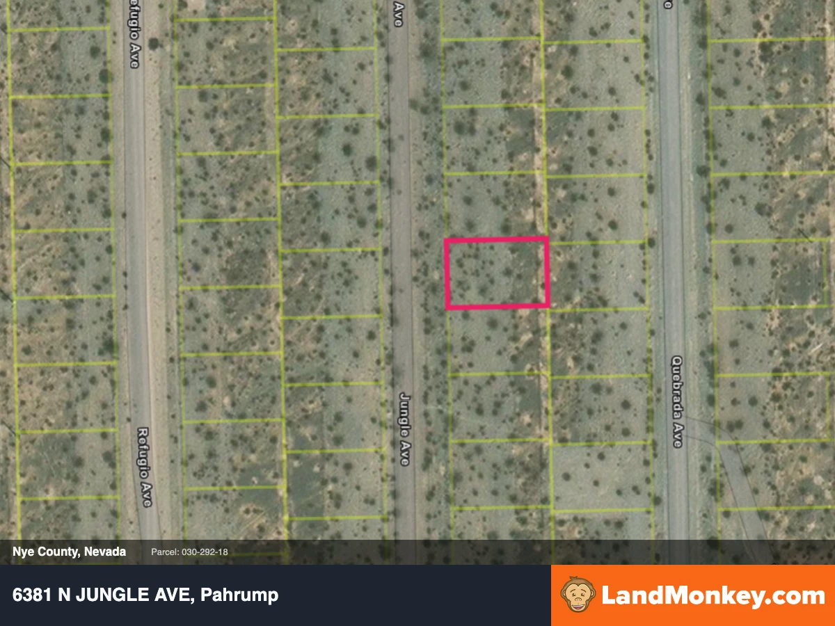 6381 North Jungle Avenue - 5,401 square foot lot in Pahrump, NV