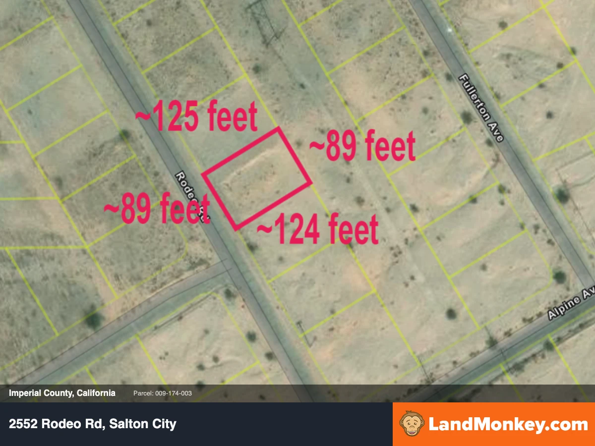 Over 11K Square Foot Salton City Lot Close to Highway thumbnail 2