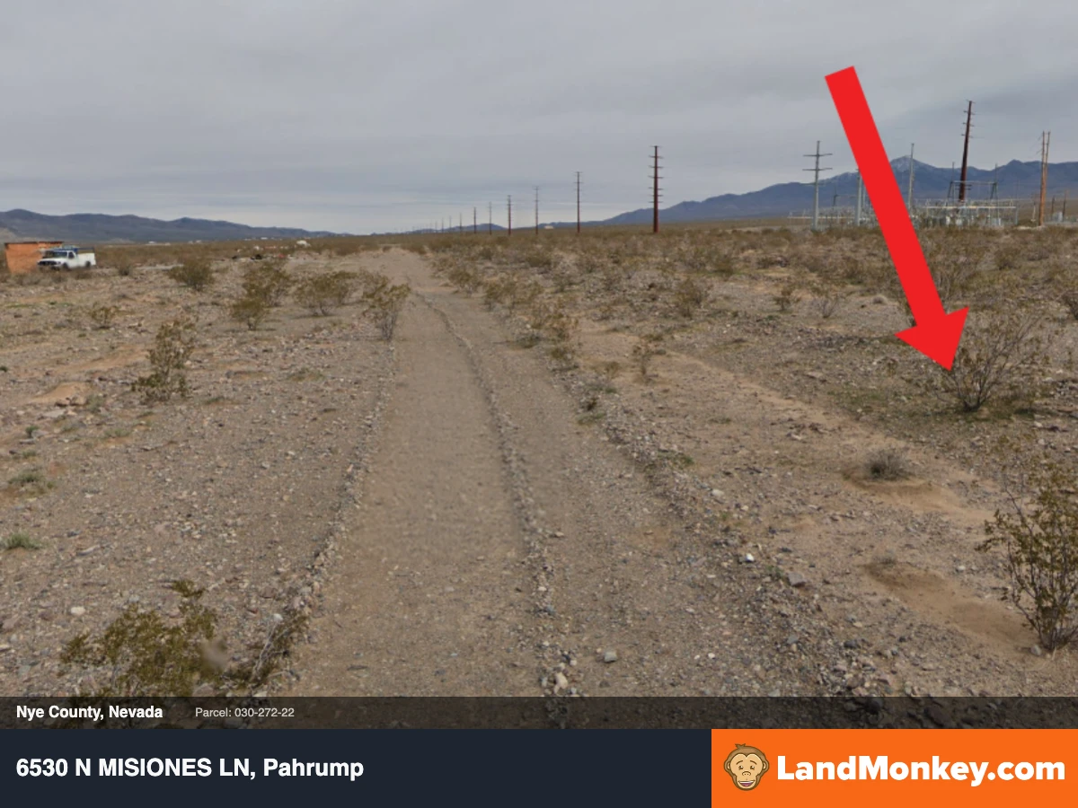 Quiet residential lot in Pahrump, NV with no HOA and dirt road access thumbnail 4