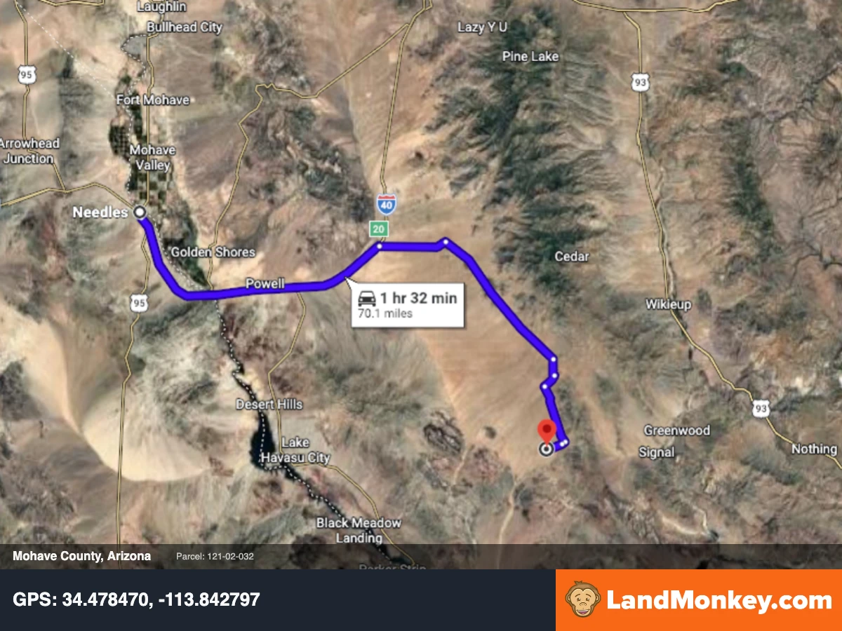 Enjoy the desert quiet - 9.39 acre off-the-grid property, Yucca Arizona thumbnail 2