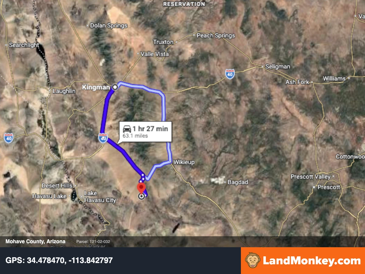 Enjoy the desert quiet - 9.39 acre off-the-grid property, Yucca Arizona thumbnail 3