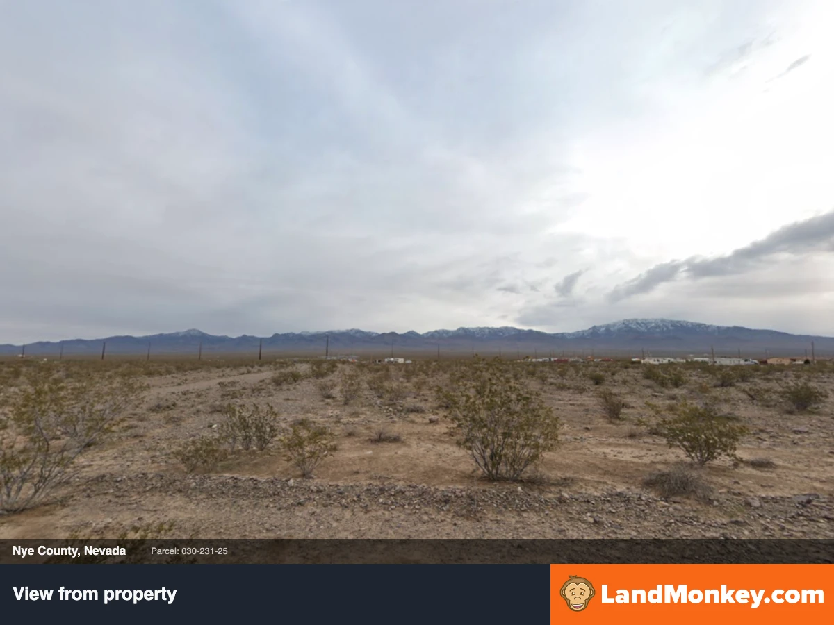Pahrump, NV - Residential Lot, Dirt Road Access, Power Across the Road — thumbnail 5