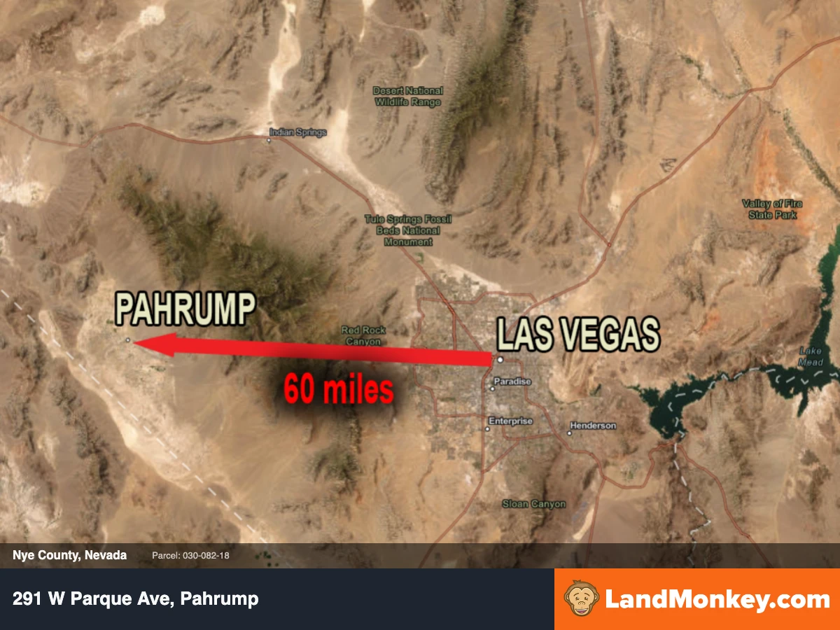 Power Across The Road - 8,800 square foot Lot In Pahrump, NV — thumbnail 6