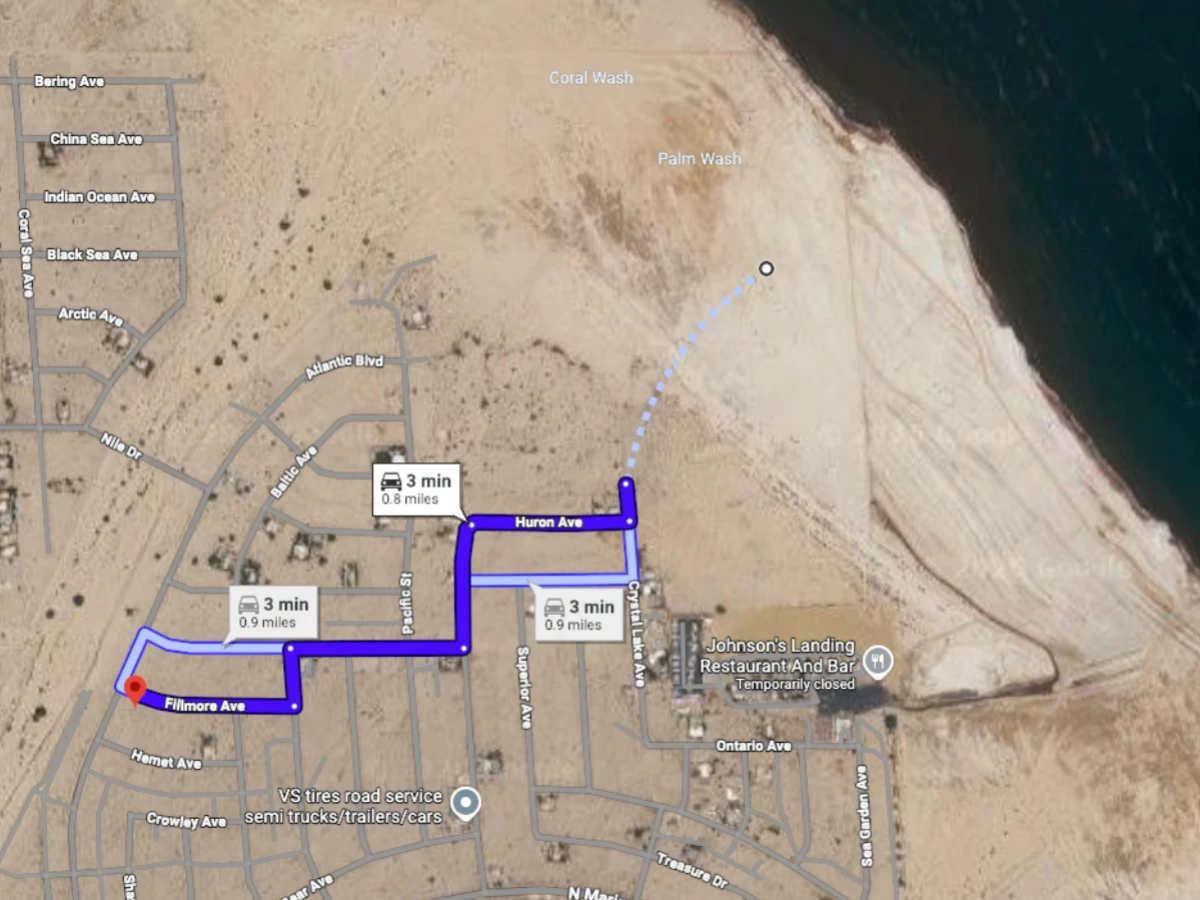 13.5K Square Feet, Paved Road, 1 Mile to Salton Sea Shoreline — thumbnail 3