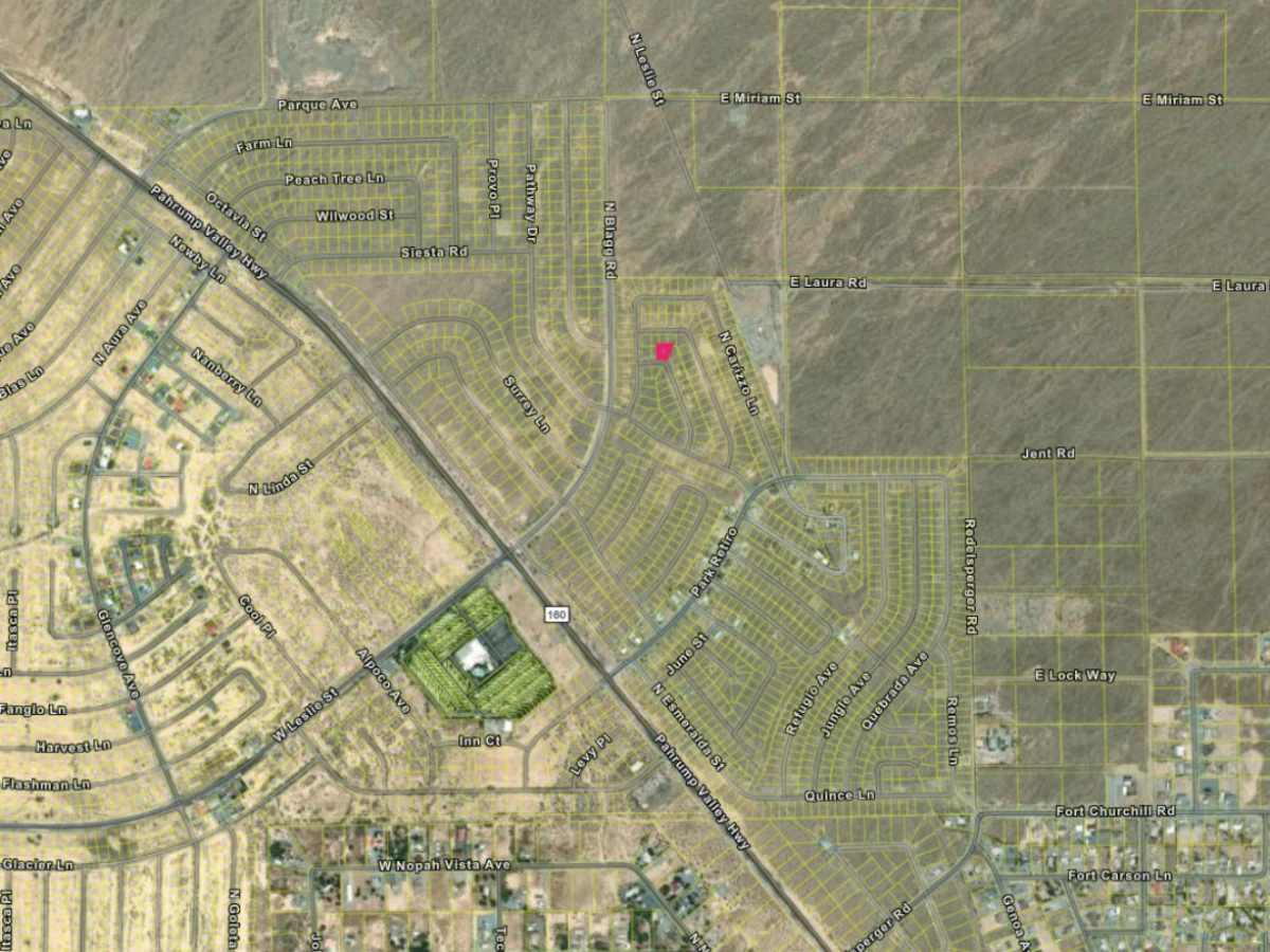 Desert Mountain Views Outside Vegas - 0.11 Acre in Pahrump NV — thumbnail 2