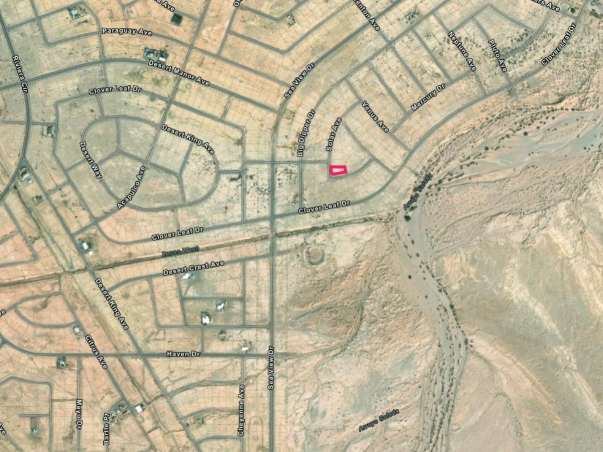 Flat corner lot - 11,162 square feet in Salton City, CA — thumbnail 8