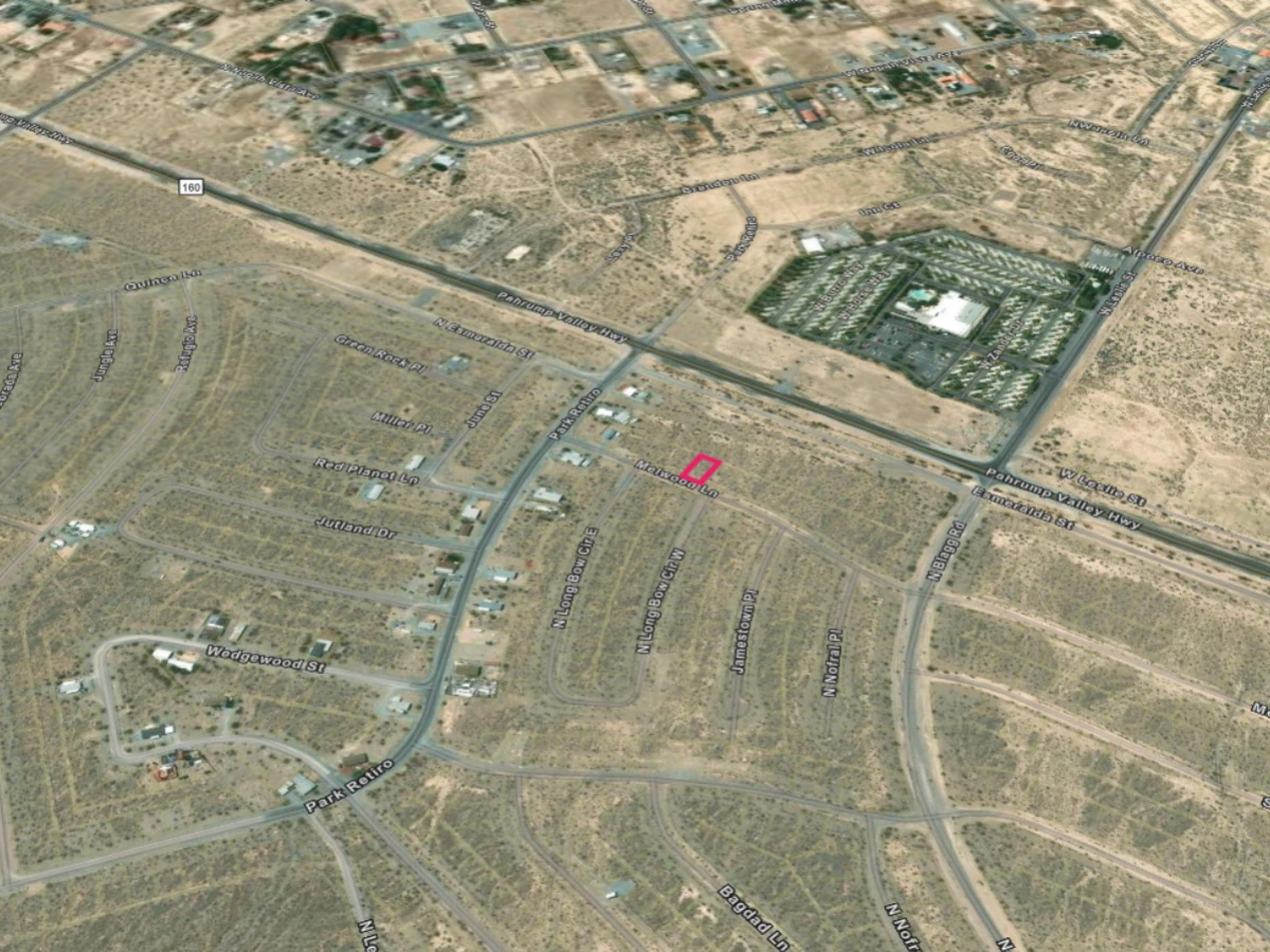 6,621 square foot lot off Pahrump Valley Highway in Pahrump, NV