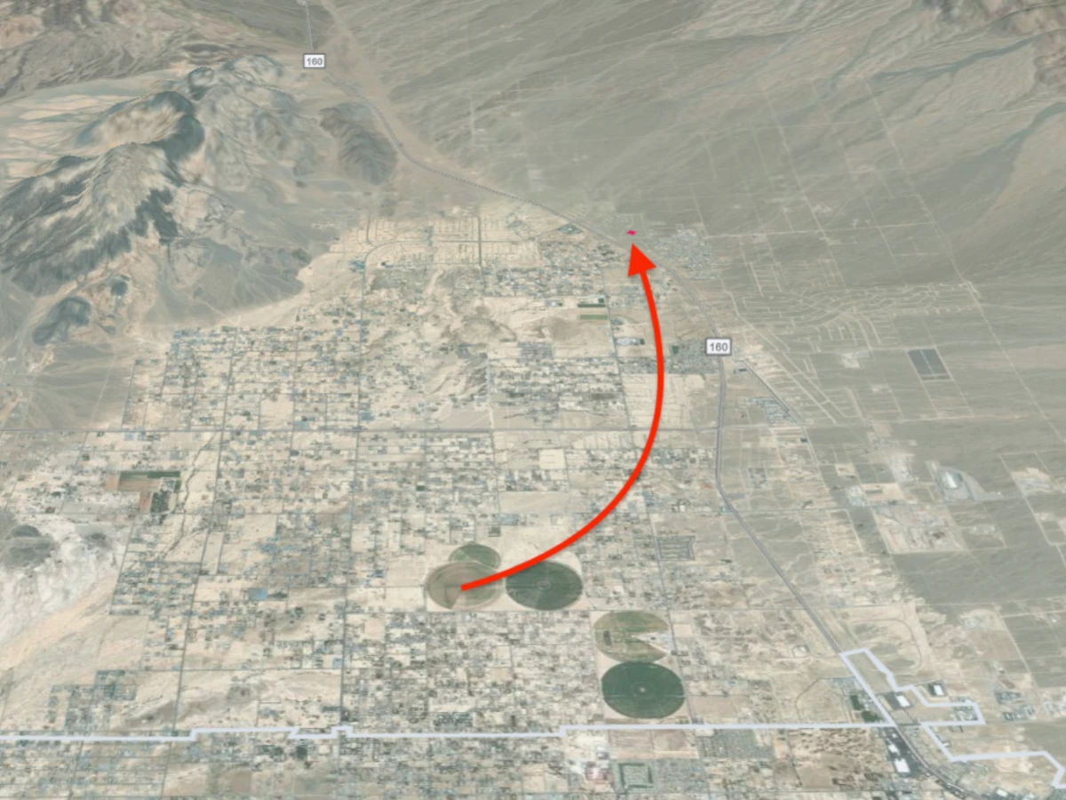 Pahrump NV Lot, Owner Financed, No Credit Check - Dirt Road Access — thumbnail 7