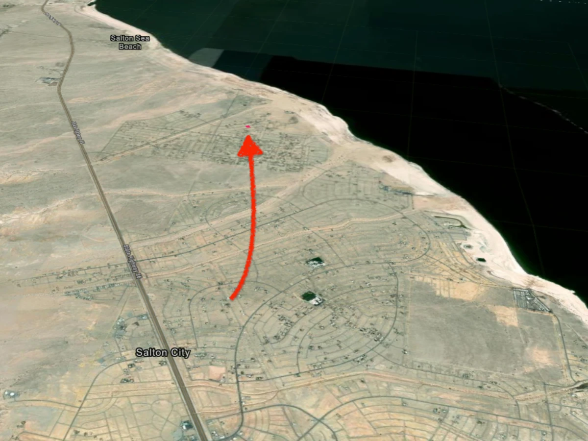Vista del Mar lot - close to the shoreline in Salton City, CA — thumbnail 9