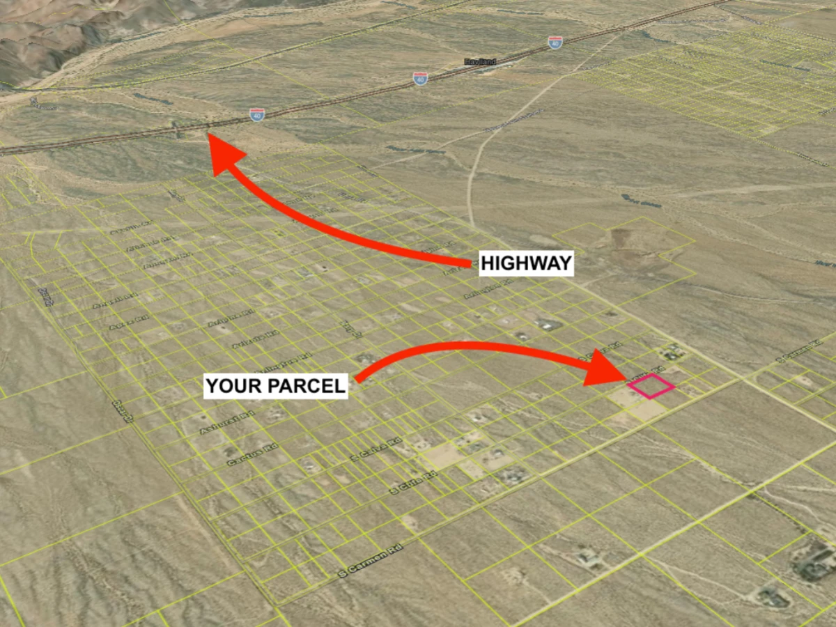 Power at the road on 2.35 acres in Yucca, AZ — thumbnail 2